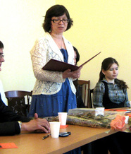 Выпускное мероприятие "литературных курсов", 2012 г.
