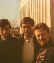 В. Ф. Тюнькин (справа) с друзьями. 1986 г., Коркино