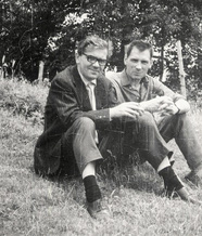 Изет Сарайлич (слева) и Николай Година. г. Сараево, 1967 г.