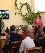 Встреча со школьниками в детской библиотеке г. Магнитогорска. 2011 г.