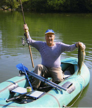 На рыбалке. Башкирия, р.Нугуш, 2005 г.